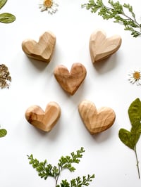 Image 2 of Natural - Blank Mini Heart Set