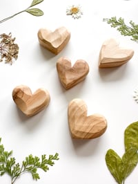 Image 3 of Natural - Blank Mini Heart Set