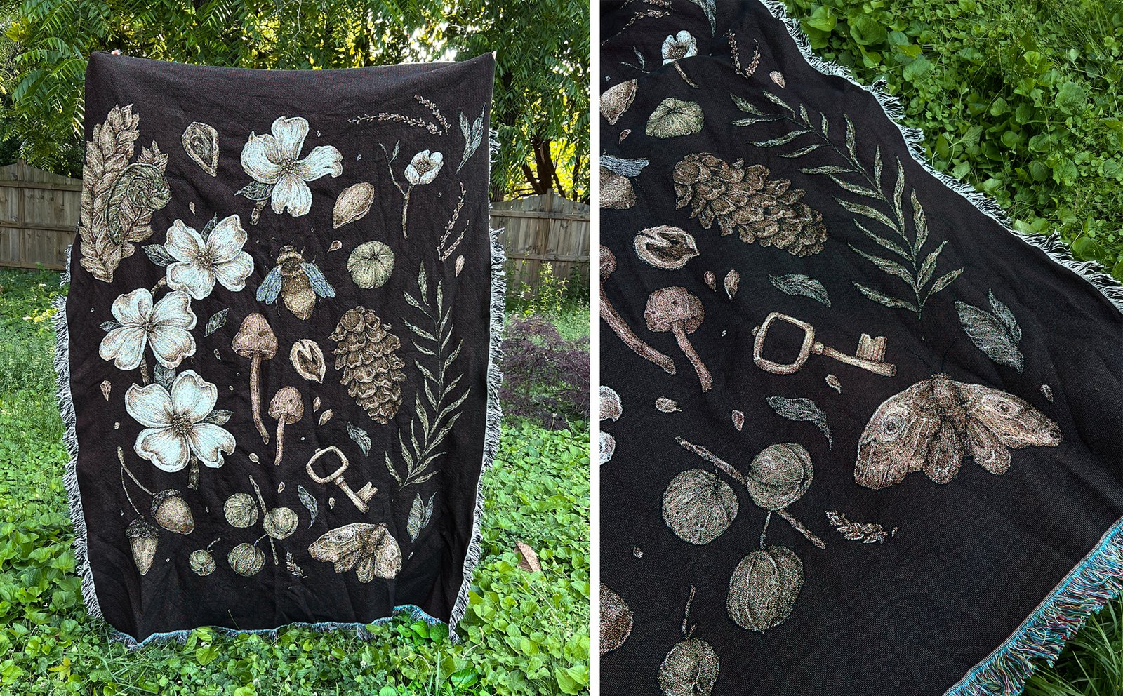 Nature Walks Woven Blanket | Jessica Roux