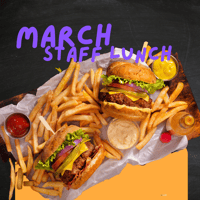 March STAFF lunch