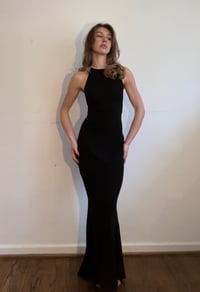 Image 1 of 2000s Backless Halter Dress