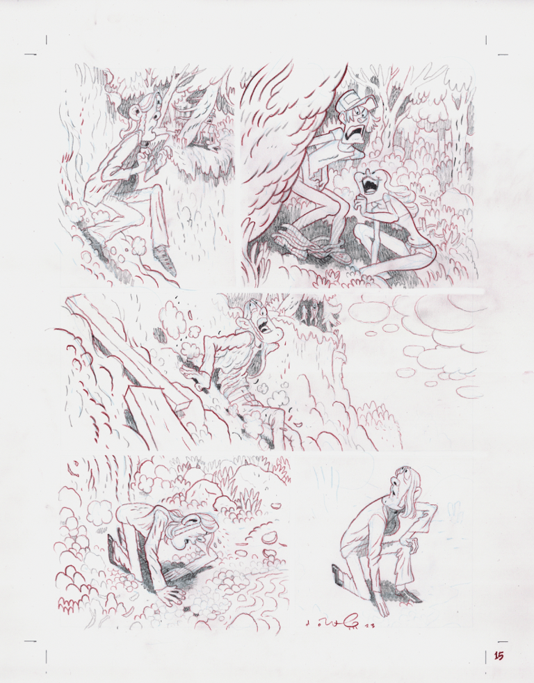 L'architecte part 1, page 15 (pencils)