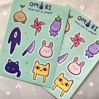 Image 2 of OMORI Vinyl Sticker Sheet