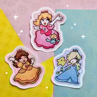 Image 1 of Video Game Princesses Vinyl Sticker