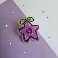 Image 1 of Stardrop Holographic Acrylic Pin