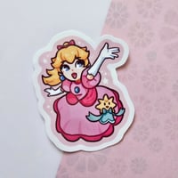 Image 2 of Video Game Princesses Vinyl Sticker