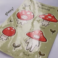 Image 2 of Mushroom Friends Sticker Sheet