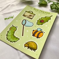 Image 2 of Bug Friends Vinyl Sticker Sheet