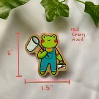 Image 2 of Bug Catchers Club Wooden Pins | Set of 2
