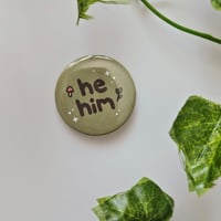 Image 5 of Cottagecore Pronoun Pinback Buttons
