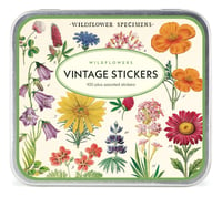 Image 1 of Cavallini & Co. Wildflowers Vintage Style Sticker Set, Assorted 