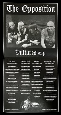 Image 4 of THE OPPOSITION 'Vultures' 7" EP