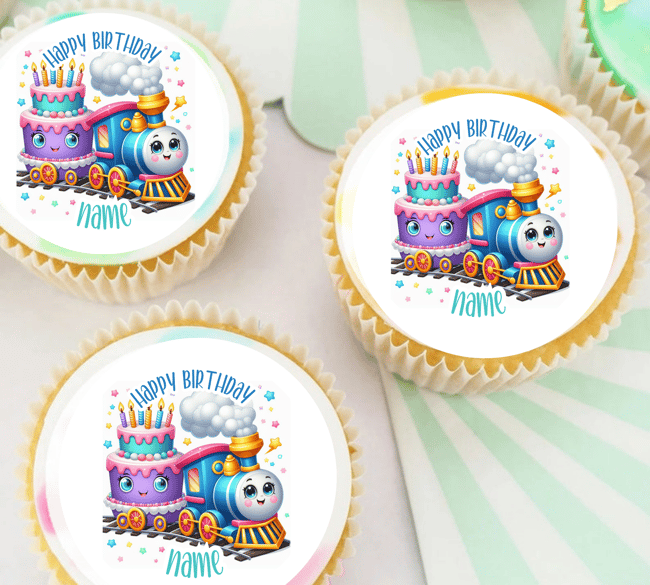 Custom Choo Choo Train "Happy Birthday" Theme