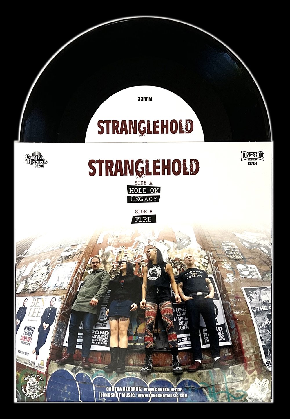 STRANGLEHOLD 'Hold On' 7" EP