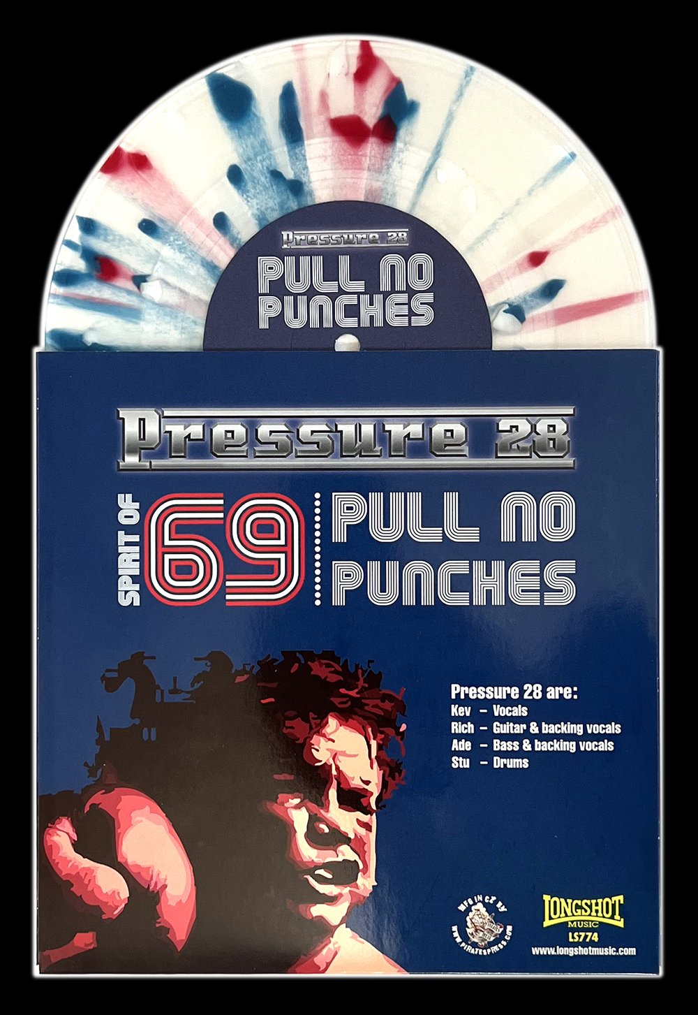 PRESSURE 28 'Spirit of 69' b/w 'Pull No Punches' 7"
