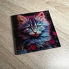 Kitten Glass Coaster