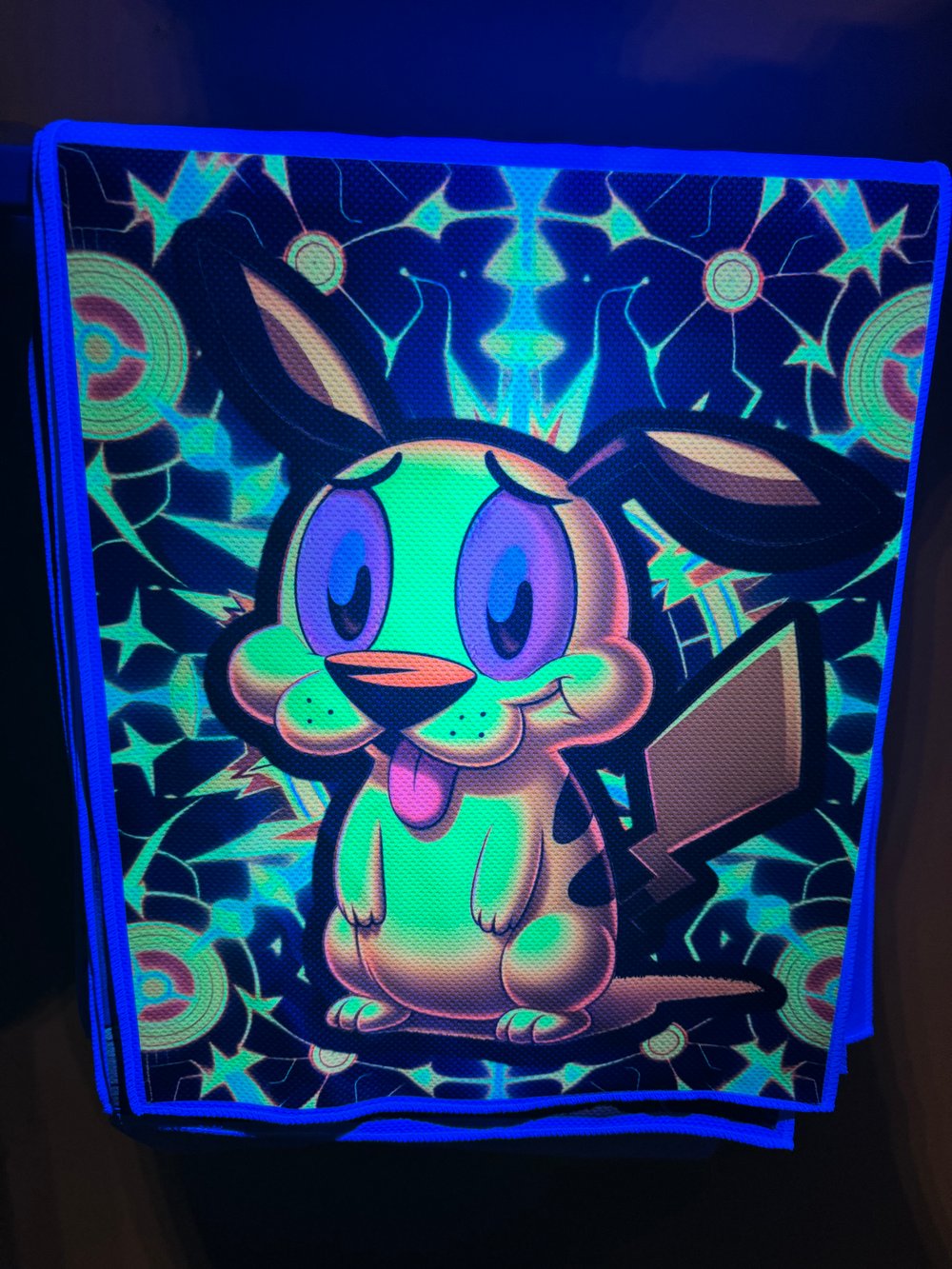 Image of Courage the cowardly Pikachu