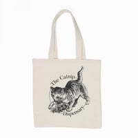 The Catnip Dispensary Catnip Kitten Logo Tote Bag