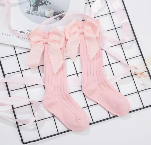 Image of Pink bow socks