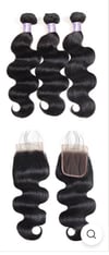virgin hair  with HD closures