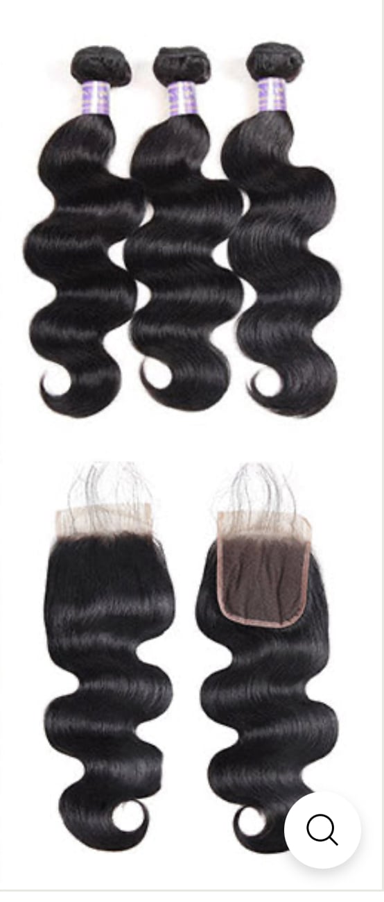 virgin hair  with HD closures