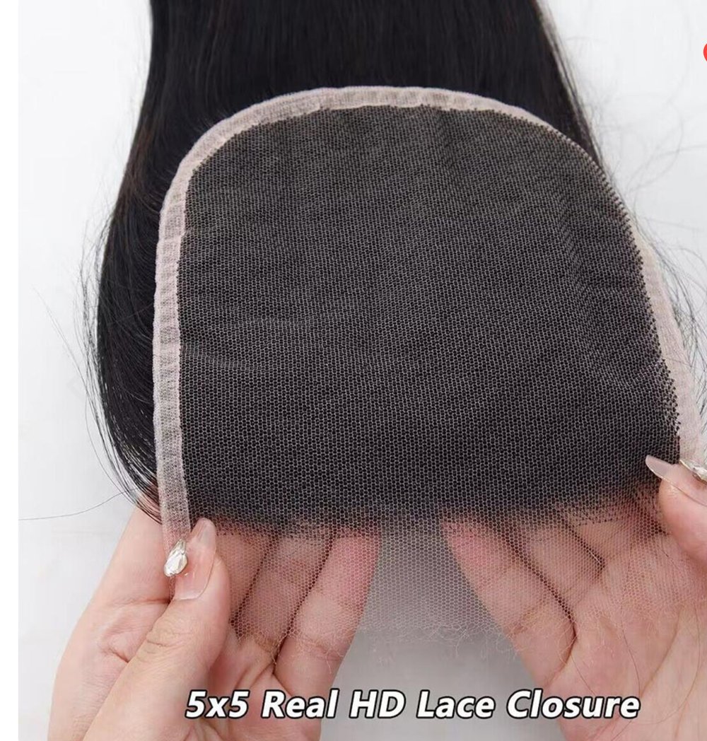 virgin hair  with HD closures