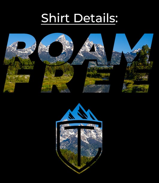 Image of ROAM FREE Mountain Men's Tee