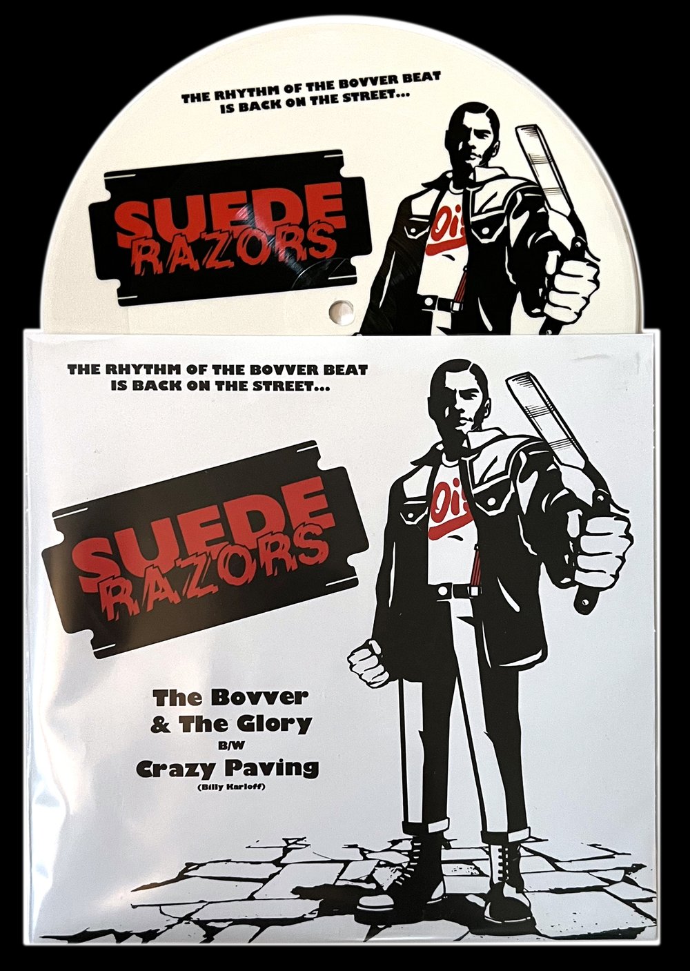 SUEDE RAZORS 'The Bovver & The Glory' 7" Picture Disc