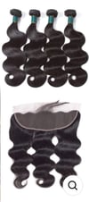 virgin hair  with HD frontals 