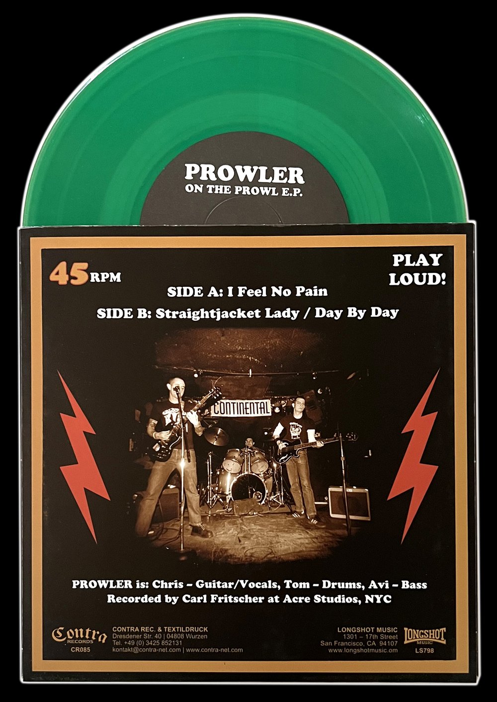 PROWLER 'On The Prowl EP' 7" EP