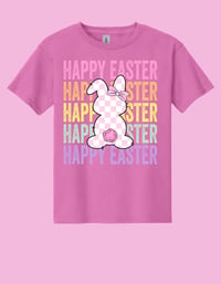 Image 2 of Happy Easter (YOUTH) shirts in DTF