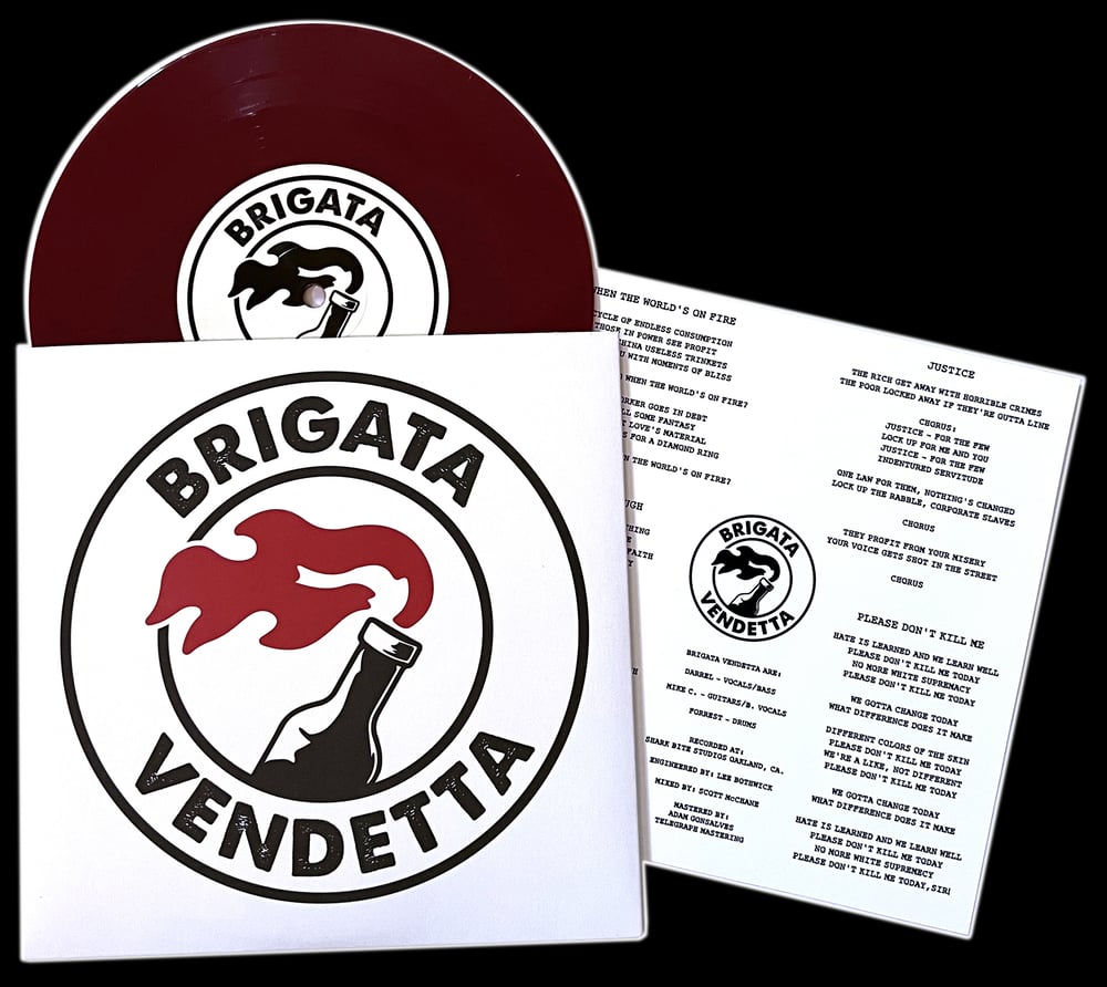 BRIGATA VENDETTA 'When The World's On Fire' 7" EP