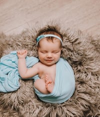 Image 3 of Baby headbands set blue