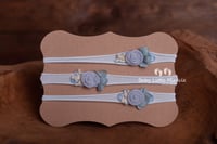 Image 4 of Baby headbands set blue