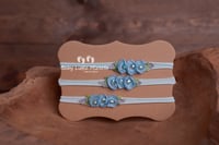 Image 5 of Baby headbands set blue