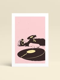 AUDIOPHILE PINK A4 PRINT
