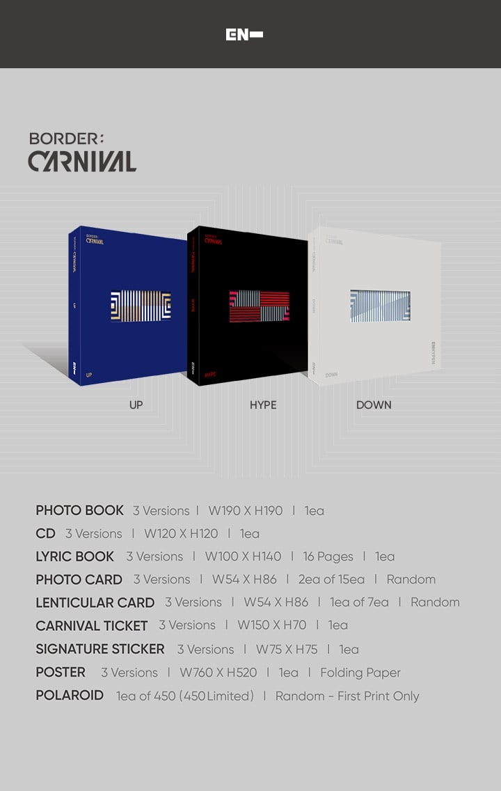 Image of Enhypen Border : Carnival