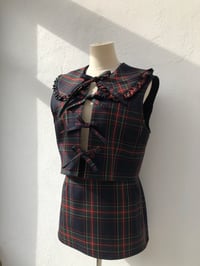 Image 3 of Red Check Bow Three Piece 