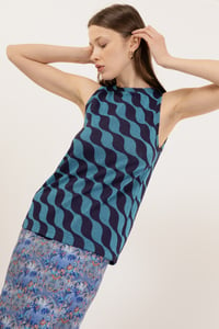 Image 1 of CANOTTA MYANMAR WAVE BLU €124 -30%