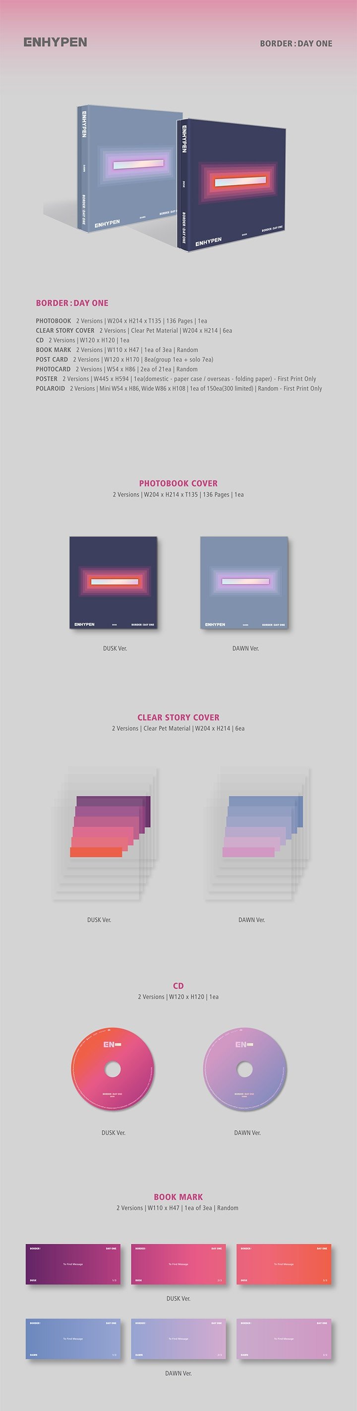 Image of Enhypen Border : Day One