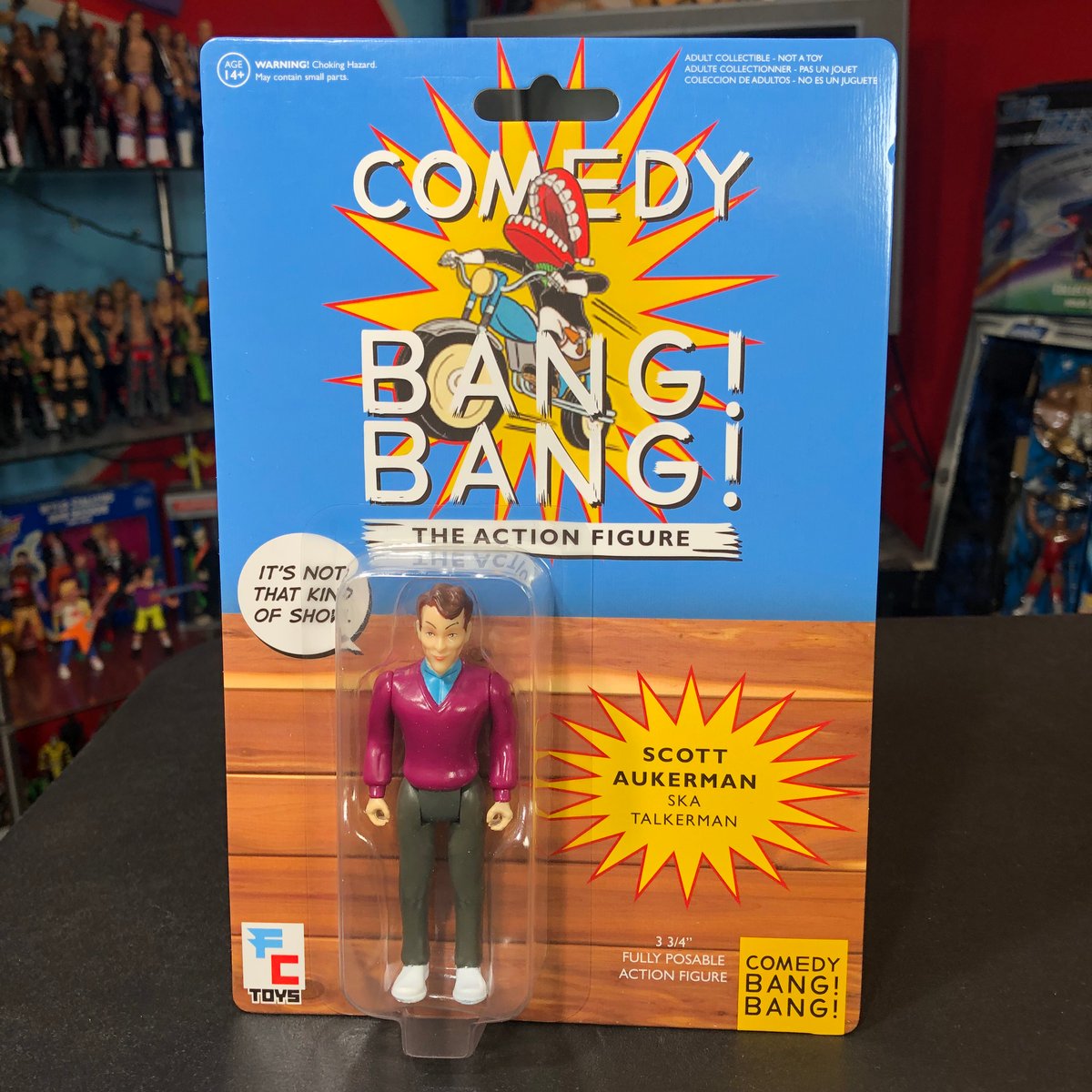 **LIMITED STOCK!** Scott Aukerman Comedy Bang Bang Series 1 Action
