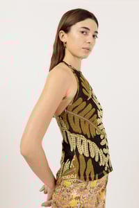 Image 1 of TOP MARSIGLIA MONSTERA NERO €132 -50%