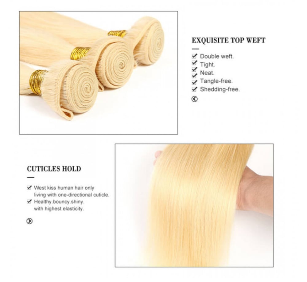 blonde virgin hair bundles deals