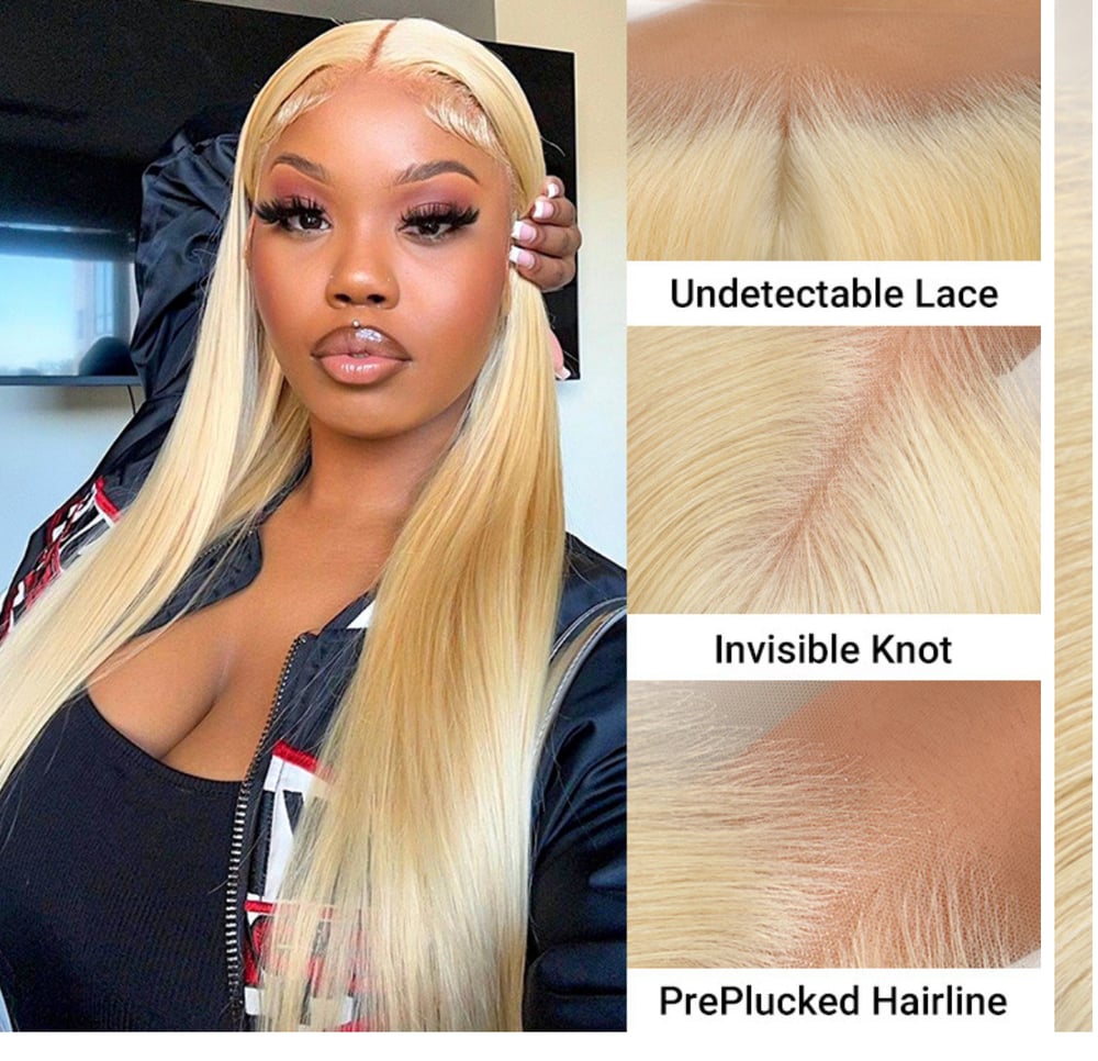 blonde virgin bundles with frontals