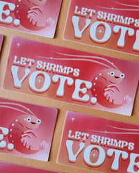 Let Shrimps Vote Bumper Sticker