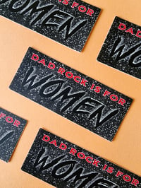 Dad Rock is for Women Bumper Sticker