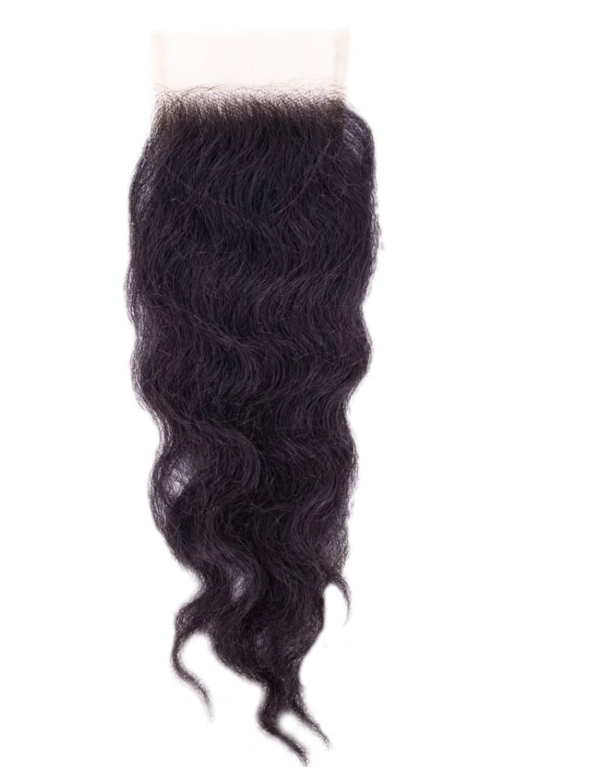 raw indian wavy bundles with closure