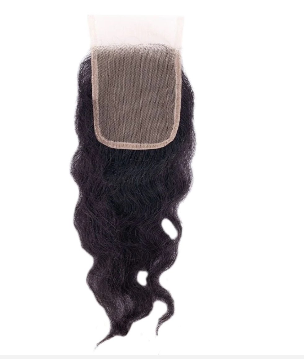 raw indian wavy bundles with closure