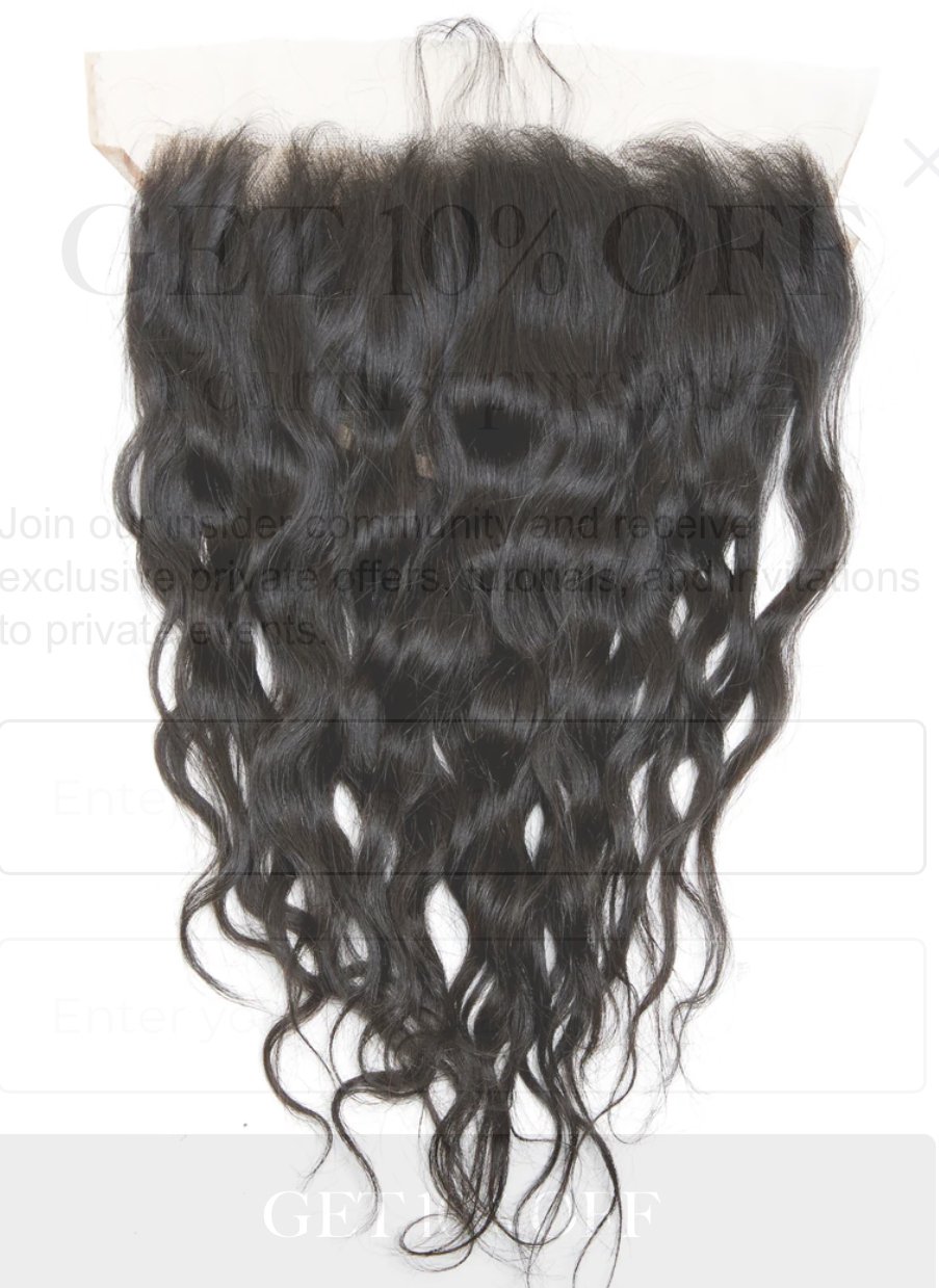Raw indian wavy bundles with frontals