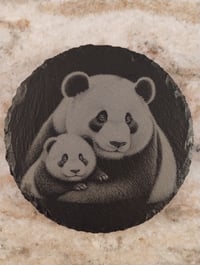 Image 5 of Mother and baby animal slate coasters II